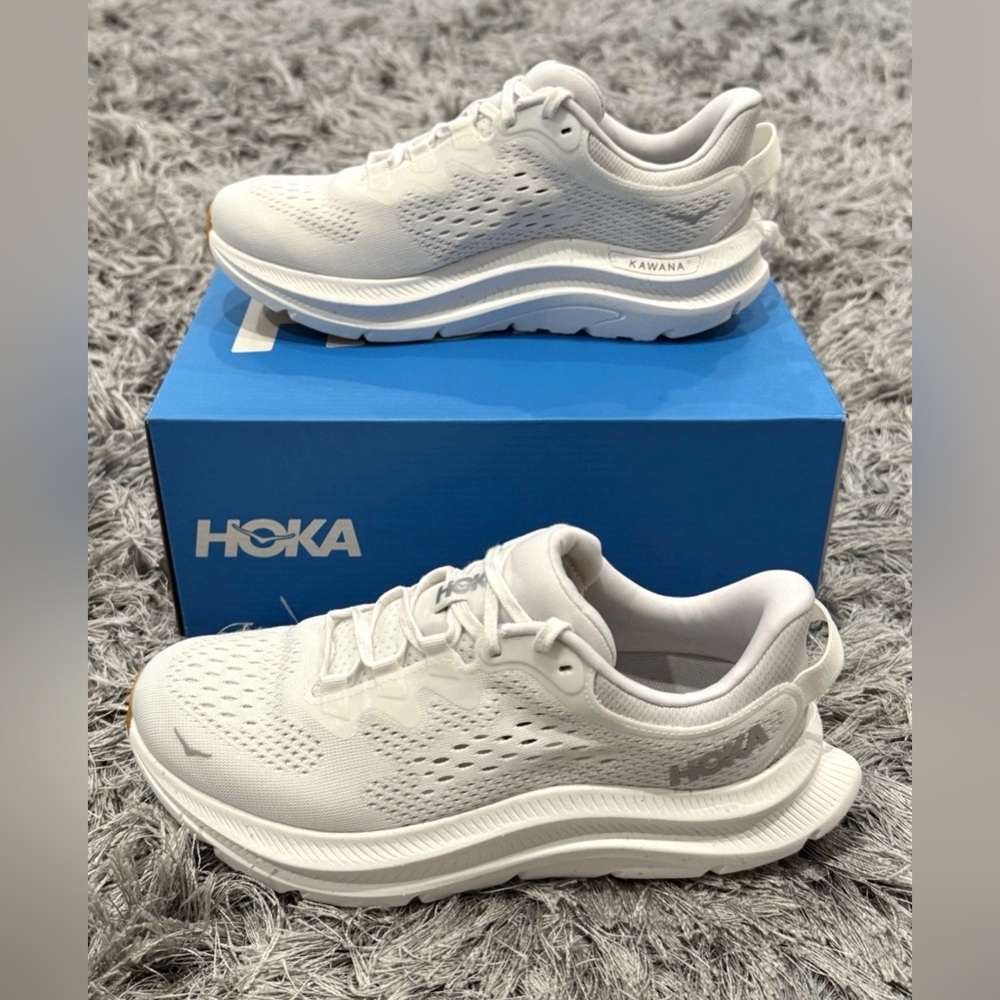 Hoka Kawana 2 💅 White Nimbus Cloud Gum Shoes 1147913-WNCL Women's 7 8 8.5 9.5 - Picture 3 of 12